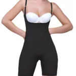 914 Amelie Open Bottom Mid thigh Shaper Color Black Size XS (32)