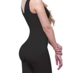 Alternative view of 944 Celeste Front Zipper Compression Garment Color Black Size 2XL (42)