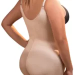 945 Jiselle Mid Thigh Full Body w/ Front Zipper Color Nude Size 2XL (42) - Image 4