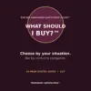 What Should I Buy intimate product decision guide cover