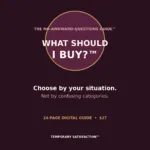 What Should I Buy intimate product decision guide cover