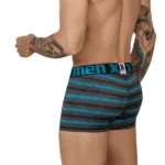 51453C Stripes Trunk Color Turquoise Size S - Image 3