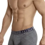 54446C Jacquard Stripes Boxer Briefs Color Gray Size S - Image 3