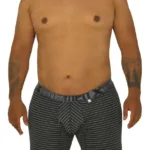 70004 Plus Boxer Briefs Color Black Size 4XL