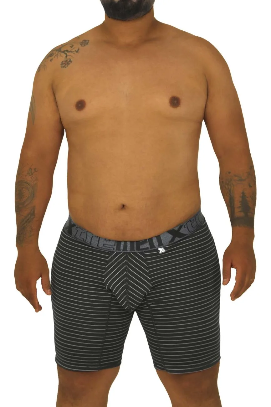 70004 Plus Boxer Briefs Color Black Size 4XL