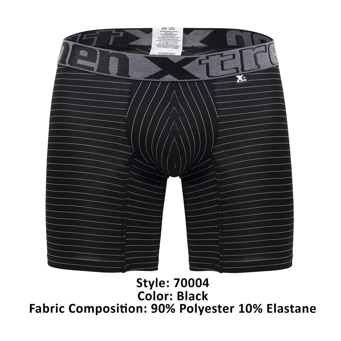 70004 Plus Boxer Briefs Color Black Size 4XL - Image 6