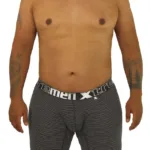 70005 Plus Boxer Briefs Color Black-White Size 5XL