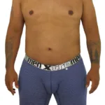 70005 Plus Boxer Briefs Color Dark Blue Size 5XL