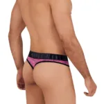 Alternative view of 91100X Microfiber Mesh Thongs Color Pink Size 2-3XL
