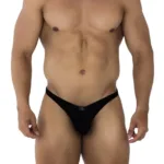 91177 Microfiber Bikini Color Black Size M