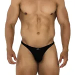 91185 Mesh Thongs Color Black Size M