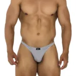 91185 Mesh Thongs Color Gray Size S