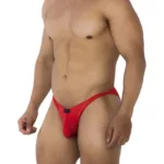 91192 Jacquard Bikini Color Red Size L - Image 3