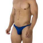 91192 Jacquard Bikini Color Royal Blue Size S - Image 3
