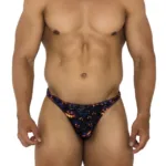 91194 Printed Thongs Color Pumpkins Size M