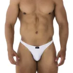 91198 Jacquard Thongs Color White Size M