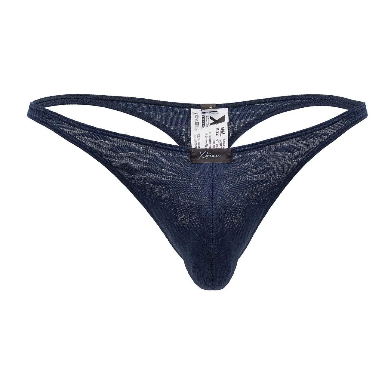 91200 Jacquard Thongs Color Dark Blue Size M - Image 4