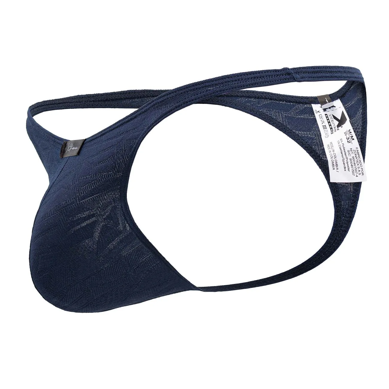 91200 Jacquard Thongs Color Dark Blue Size M - Image 5