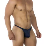 91200 Jacquard Thongs Color Dark Blue Size M - Image 3