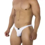 91201 Jacquard Bikini Color White Size S - Image 3
