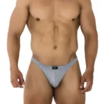 91203 Microfiber Thongs Color Gray Size M