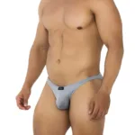 91204 Microfiber Bikini Color Gray Size M - Image 3