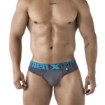 91208B Microfiber Thongs Color Gray Size XL
