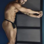 91214B Microfiber Thongs Color Black Size M - Image 5