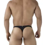 Alternative view of 91214B Microfiber Thongs Color Black Size M
