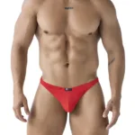 91223 Microfiber Thongs Color Red Size XL