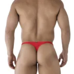 91223 Microfiber Thongs Color Red Size XL - Image 2