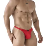 91223 Microfiber Thongs Color Red Size XL - Image 3