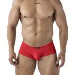 91225 Microfiber Trunks Color Red Size L