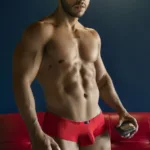 91225 Microfiber Trunks Color Red Size S - Image 6