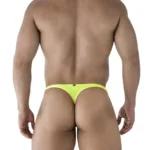 Alternative view of 91226 Microfiber Thongs Color Neon Green Size M