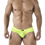 91227 Microfiber Briefs Color Neon Green Size L