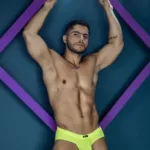 91227 Microfiber Briefs Color Neon Green Size L - Image 5
