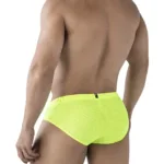 Alternative view of 91227 Microfiber Briefs Color Neon Green Size L
