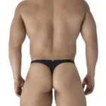 Alternative view of 91232 Microfiber Thongs Color Black Size L