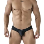 91233 Microfiber Briefs Color Black Size XL