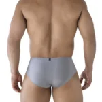 Alternative view of 91233 Microfiber Briefs Color Gray Size L