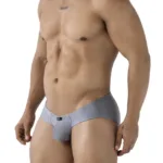 91233 Microfiber Briefs Color Gray Size XL - Image 3