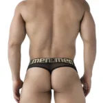 Alternative view of 91235 Microfiber Thongs Color Black Size L