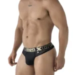 91235 Microfiber Thongs Color Black Size L - Image 3