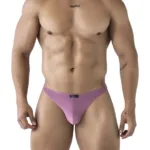 91238 Microfiber Thongs Color Blackberry Size L