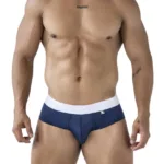 91242 Microfiber Briefs Color Dark Blue Size L