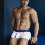 91243 Microfiber Trunks Color White Size M - Image 4