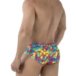 Alternative view of 91248 Printed Briefs Color Bubbles Size M