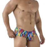 91249 Printed Trunks Color Waves Size XL - Image 3