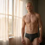 91250 Microfiber Mesh Briefs Color Gray Size M - Image 5